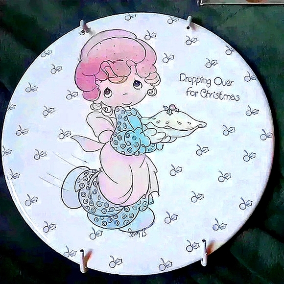 Precious Moments Other - Large wall plaque preciousmoments 💞 'Dropping over for Christmas 🎄 wall art